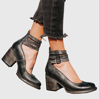 Séverine | Multi-Buckle Heels