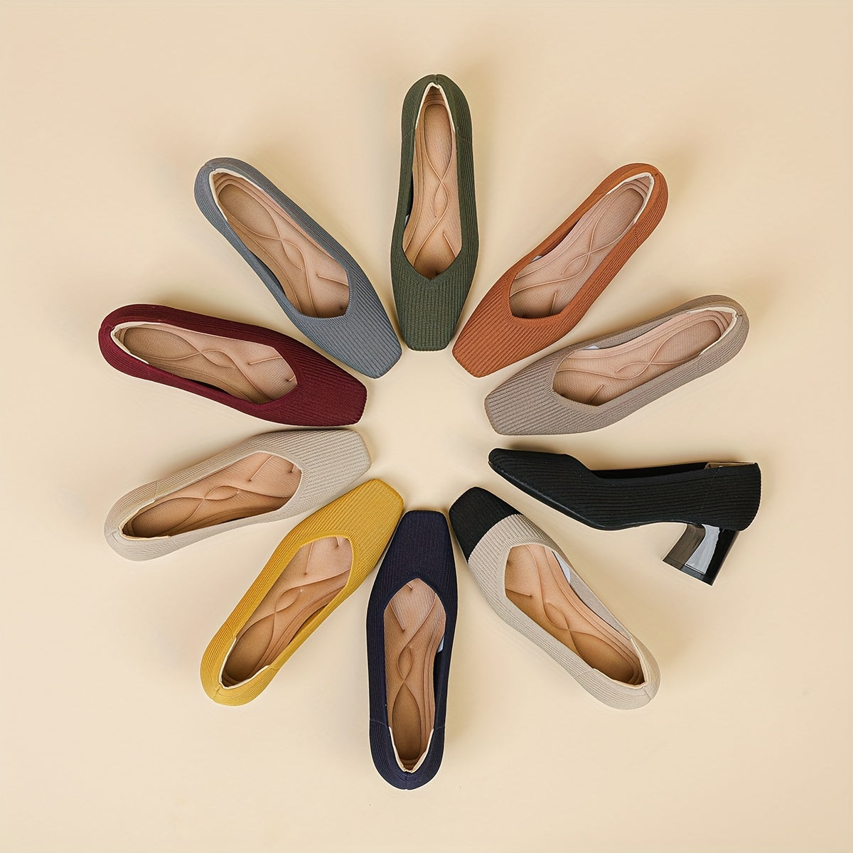 Elise | Textured Heels