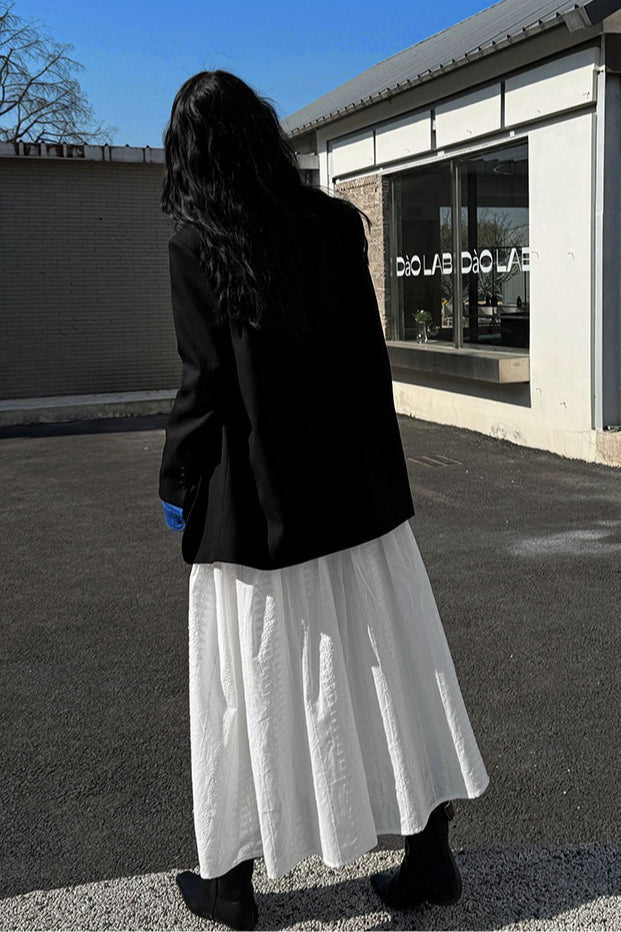 Elegant Casual Colorblock Blazer