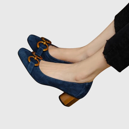 Justine | Chic Heeled Loafers