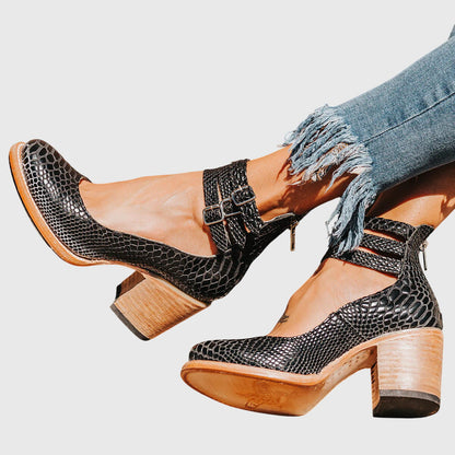 Séverine | Multi-Buckle Heels