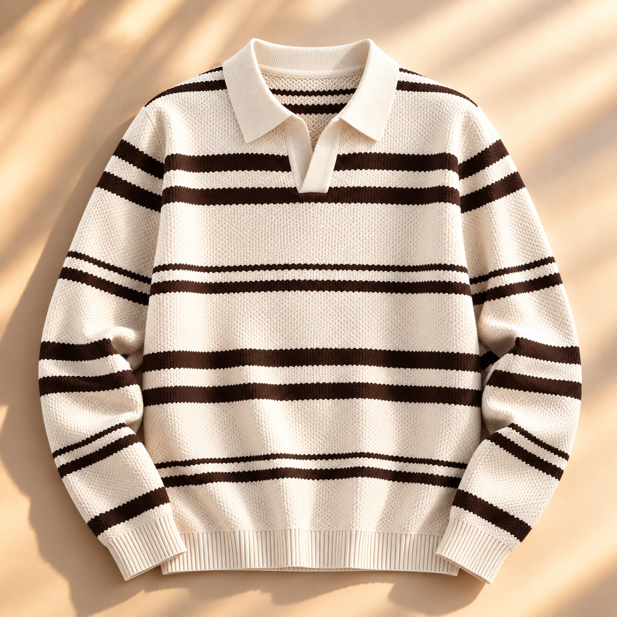 Jacob Striped Knit Polo