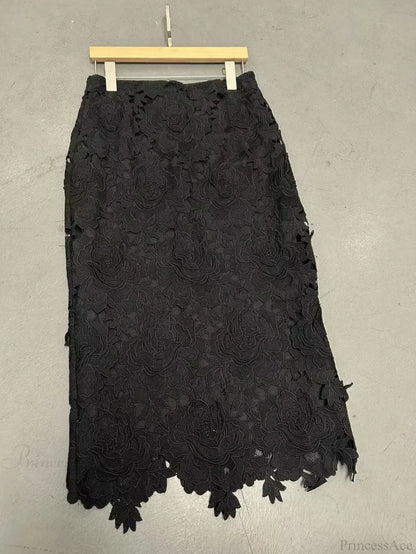 Elegant Lace Pencil Skirt for Women Work Cocktail Party