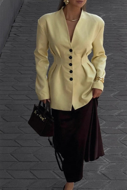 Elegant Long Sleeve Blazer