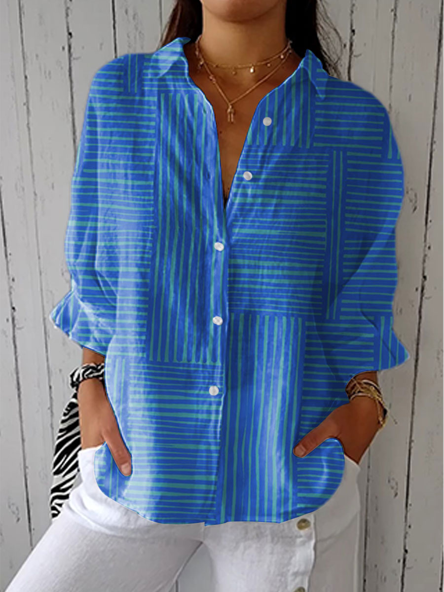 Félin | Modern Striped Blouse