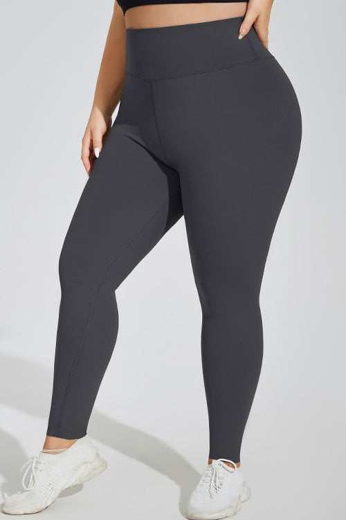 Plus Size Fleece High-Waisted Booty Leggings