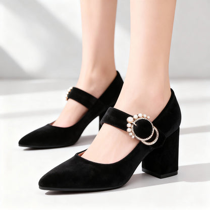 Clarissa | Women's Velvet Heels