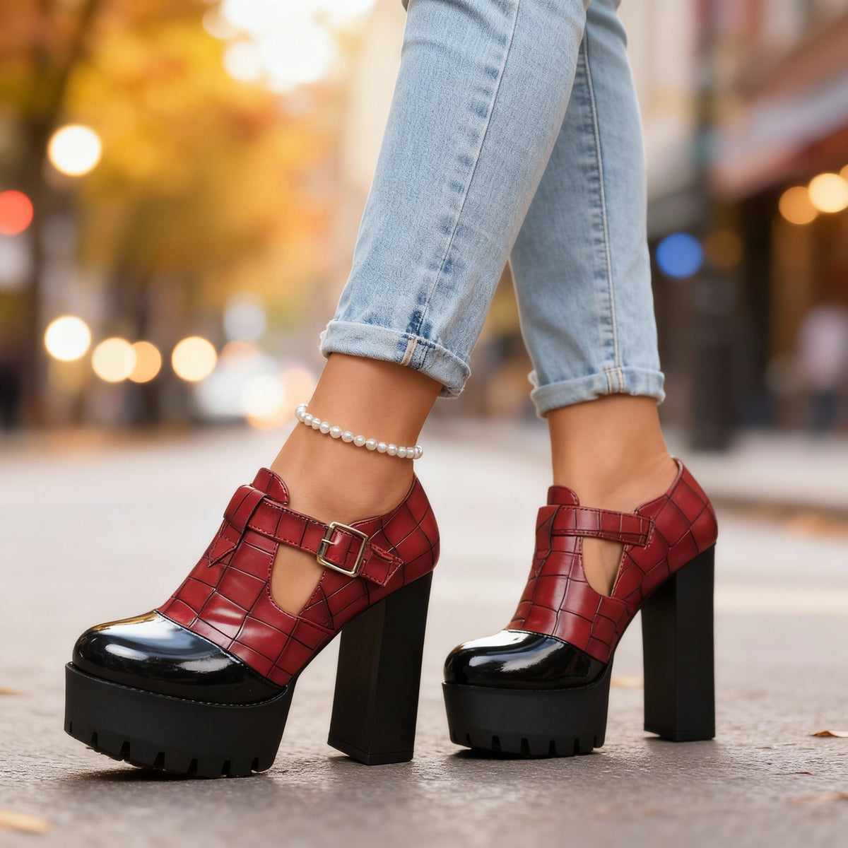 Andrea Block Heels
