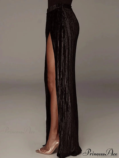 High Waisted Graceful Wide Leg Pants