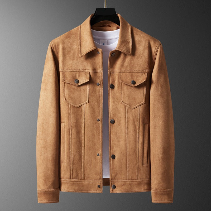 The Regent Suede Trucker