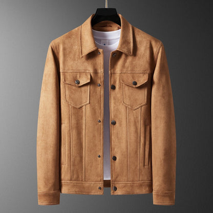 The Regent Suede Trucker