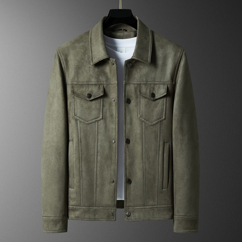 The Regent Suede Trucker