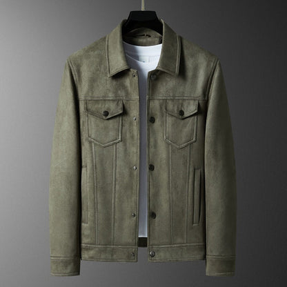 The Regent Suede Trucker