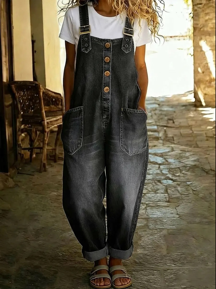 Lora™ - Vintage Style Denim Overall