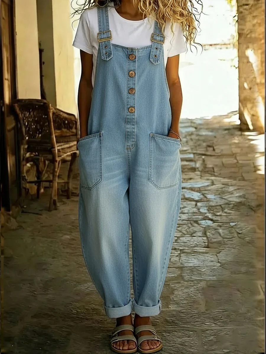 Lora™ - Vintage Style Denim Overall