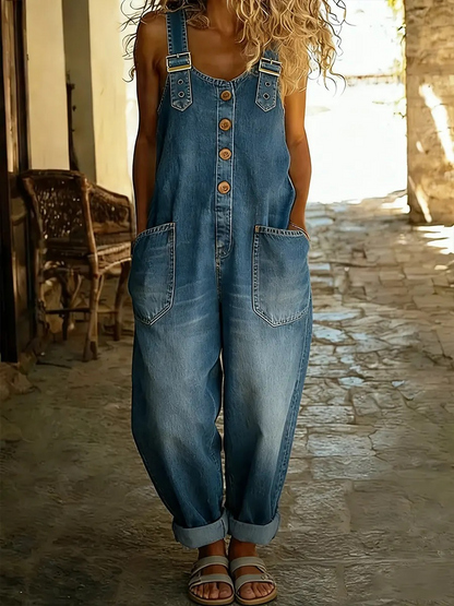 Lora™ - Vintage Style Denim Overall