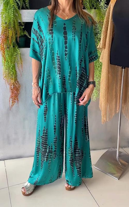 Marie – Printed Two-Piece Set