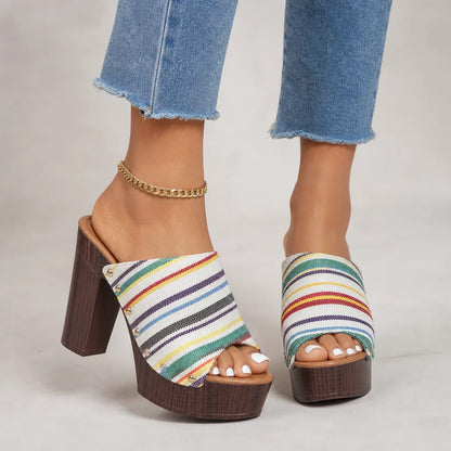 Lily | Women's Stud Platform Sandals