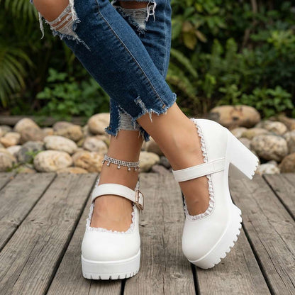 Bonnie | Women's Mary Jane Buckle Loafers