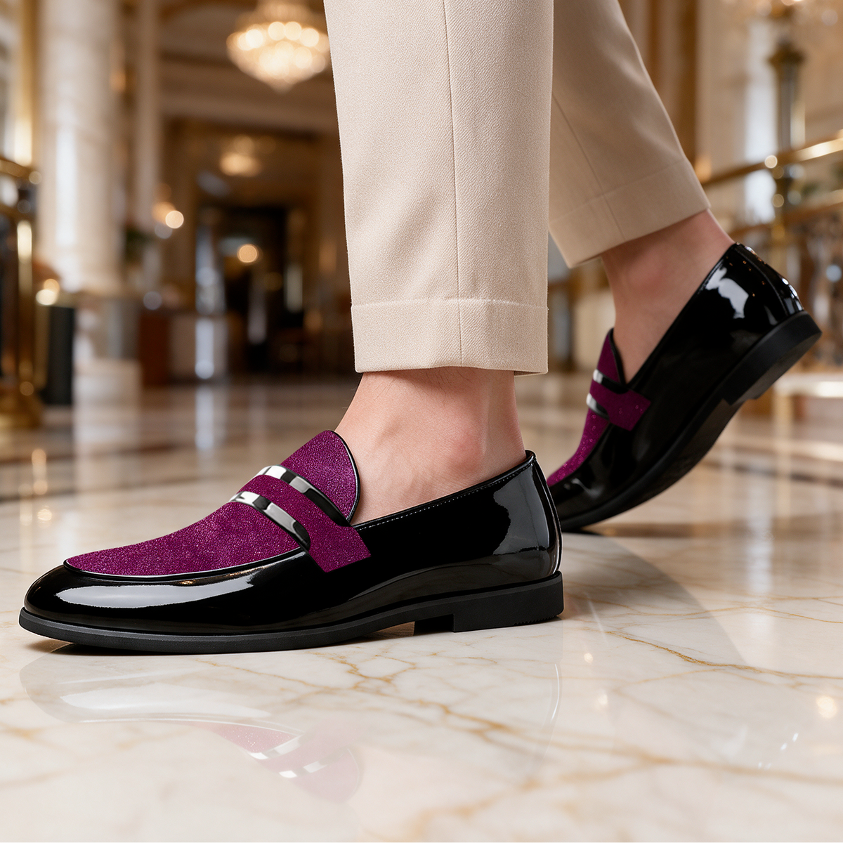 Caruso Velvet Lounge Loafers