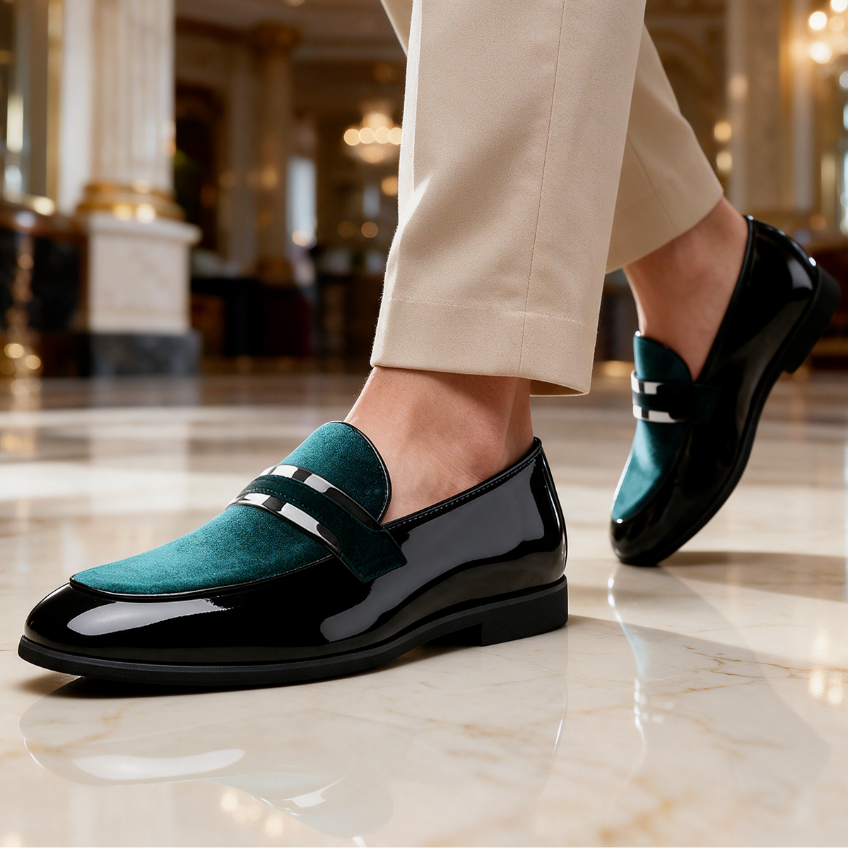 Caruso Velvet Lounge Loafers