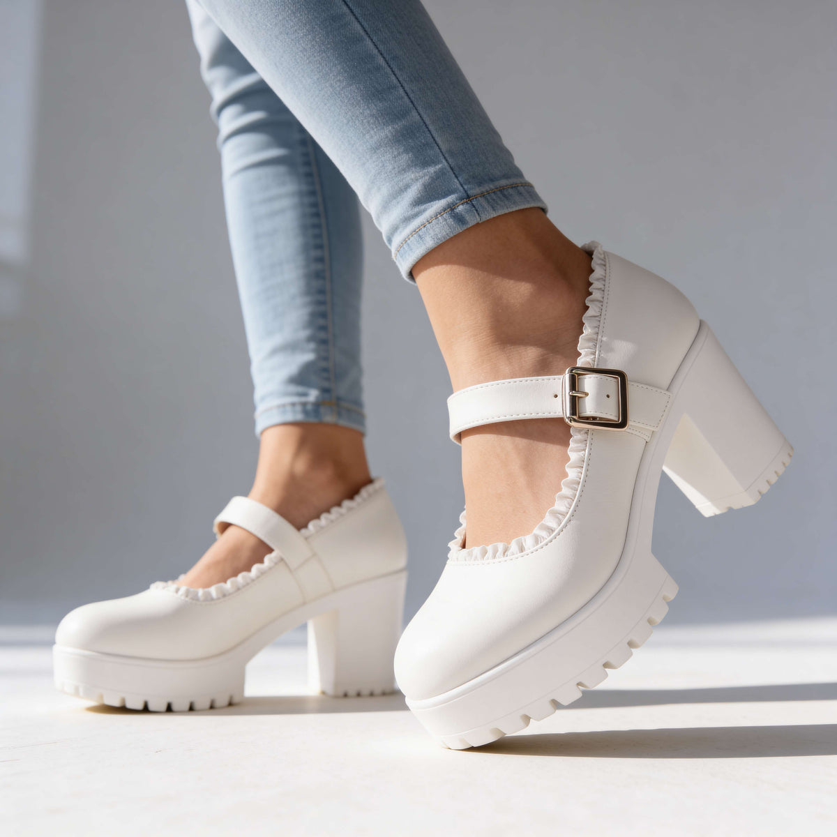 Bonnie | Women's Mary Jane Buckle Loafers