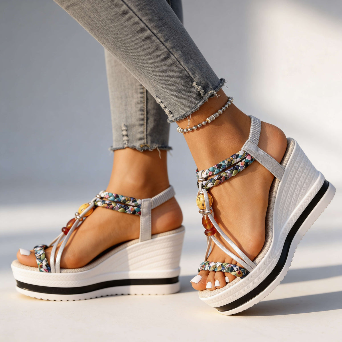 Adelina | Women's Orthopedic Charm Wedges