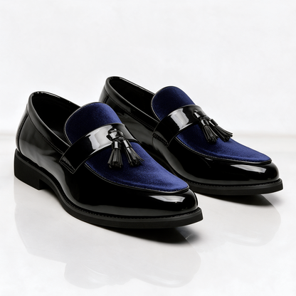 Sterling Velvet Tassel Loafers