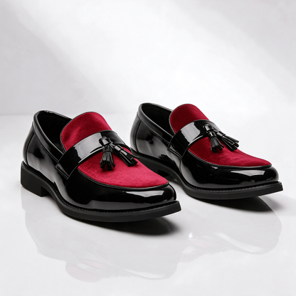 Sterling Velvet Tassel Loafers