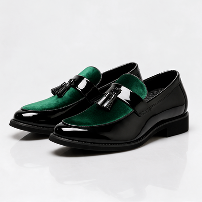 Sterling Velvet Tassel Loafers