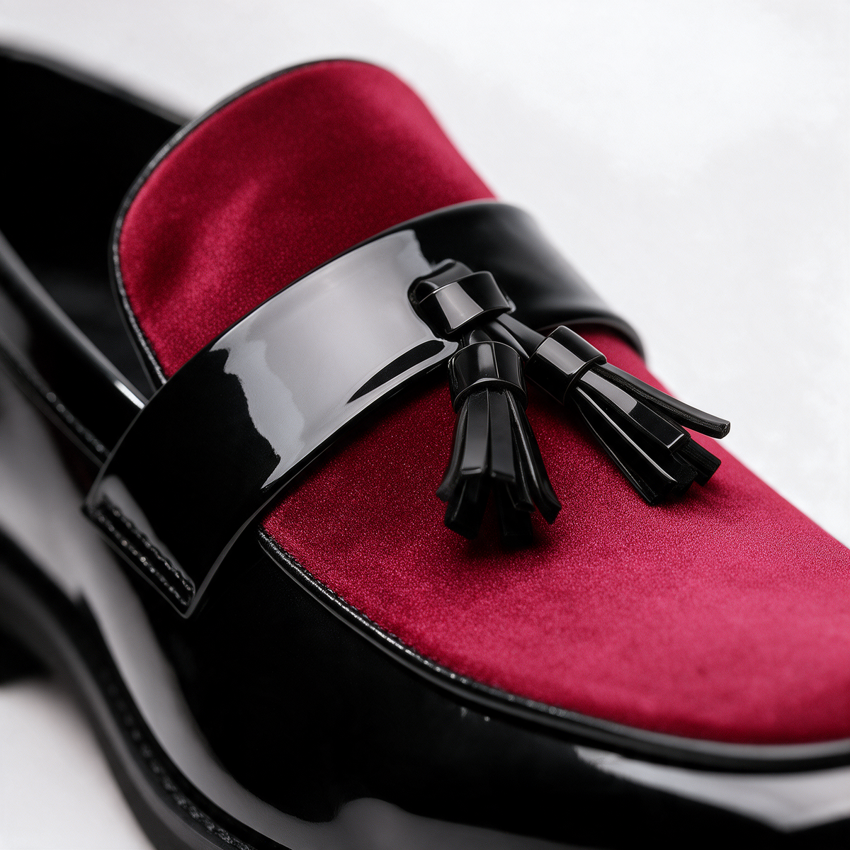 Sterling Velvet Tassel Loafers