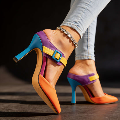Ashley | Women's Retro Stiletto Heels
