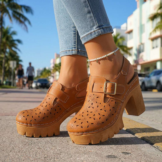 Adeline | Women's Orthopedic Platform Clogs