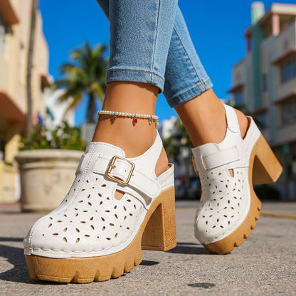 Adeline | Women's Orthopedic Platform Clogs