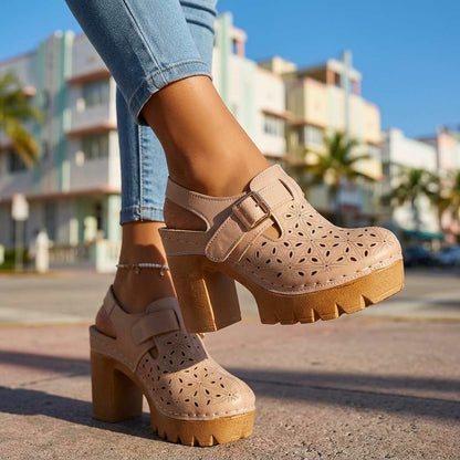 Adeline | Women's Orthopedic Platform Clogs
