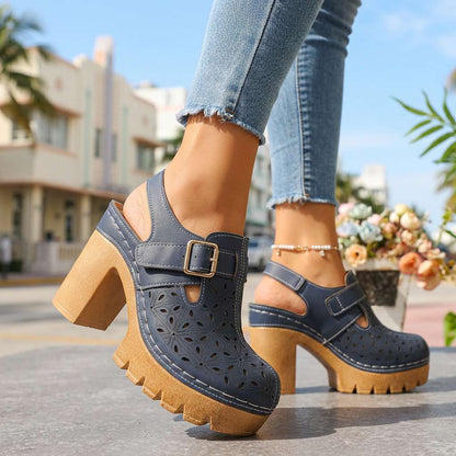 Adeline | Women's Orthopedic Platform Clogs