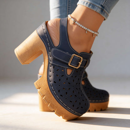 Adeline | Women's Orthopedic Platform Clogs