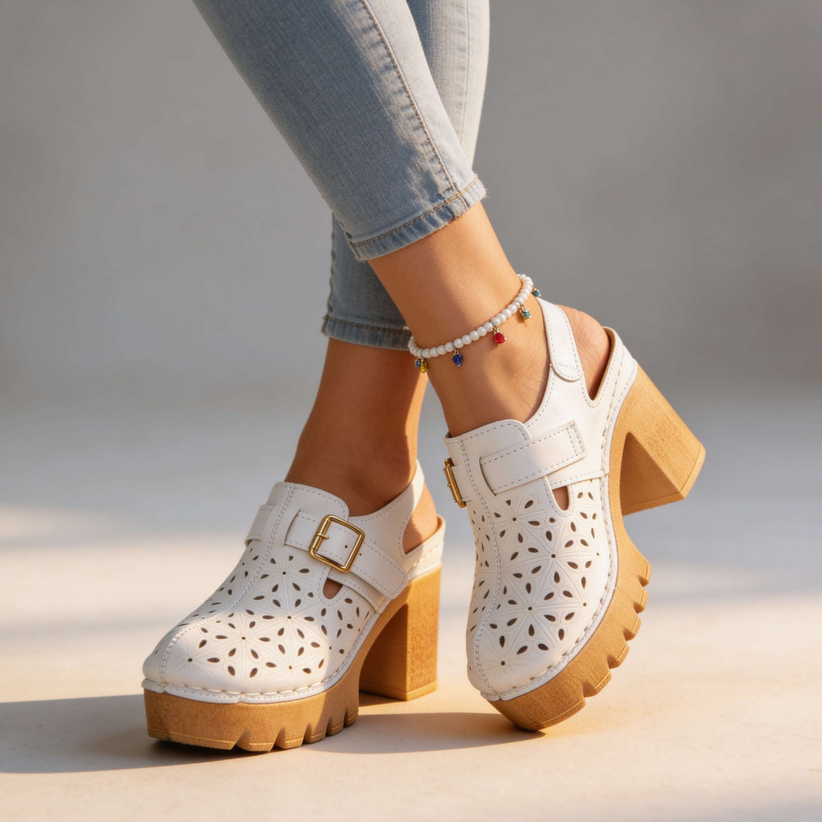 Adeline | Women's Orthopedic Platform Clogs