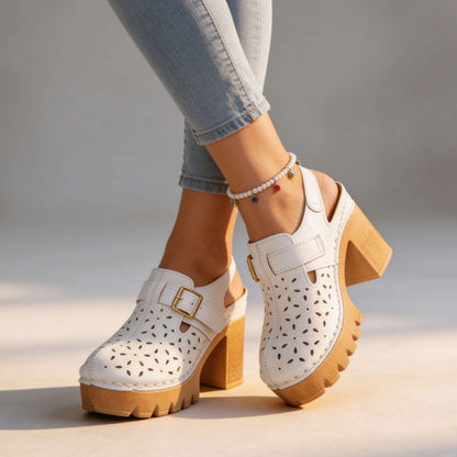 Adeline | Women's Orthopedic Platform Clogs