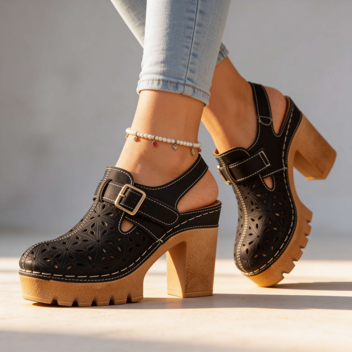 Adeline | Women's Orthopedic Platform Clogs
