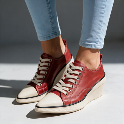 Skyla Wedge Sneakers
