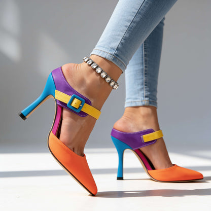 Ashley | Women's Retro Stiletto Heels