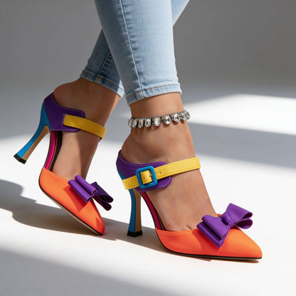 Ashley | Women's Retro Stiletto Heels