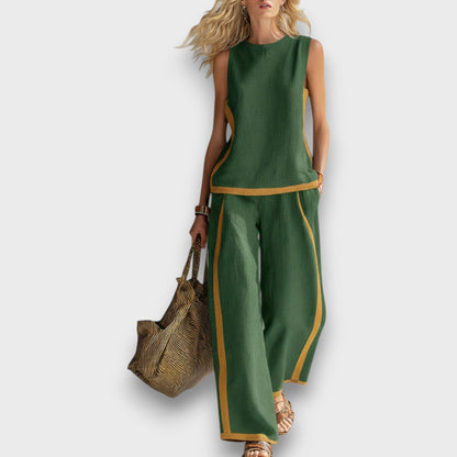 AURENE | TWO-PIECE LINEN SET
