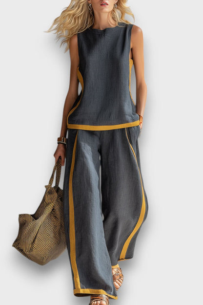 AURENE | TWO-PIECE LINEN SET