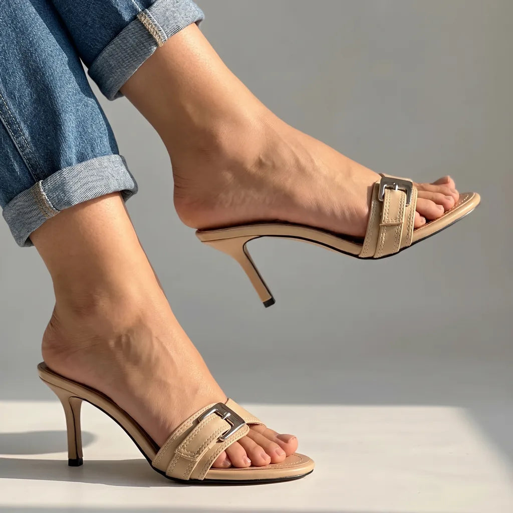 Sadie | Women's Heeled Buckle Sandals