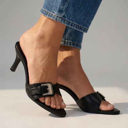 Sadie | Women's Heeled Buckle Sandals