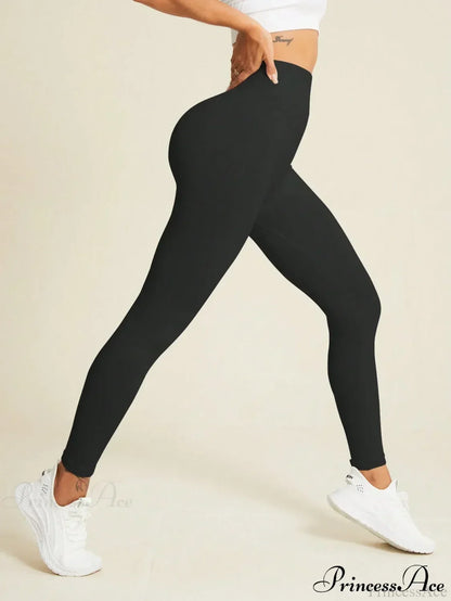 Seamless Yoga Sports Stretchy High Waist Fitness Sports Activewear Leggings