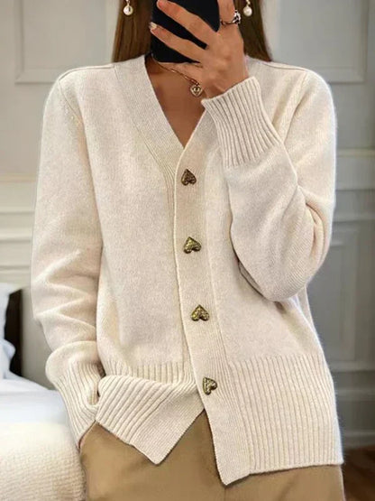Faith - Heart Knit Cardigan