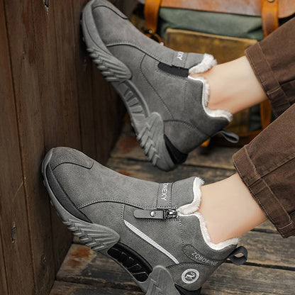 Leif | Men's Fleece-Lined Leather Winter Boots